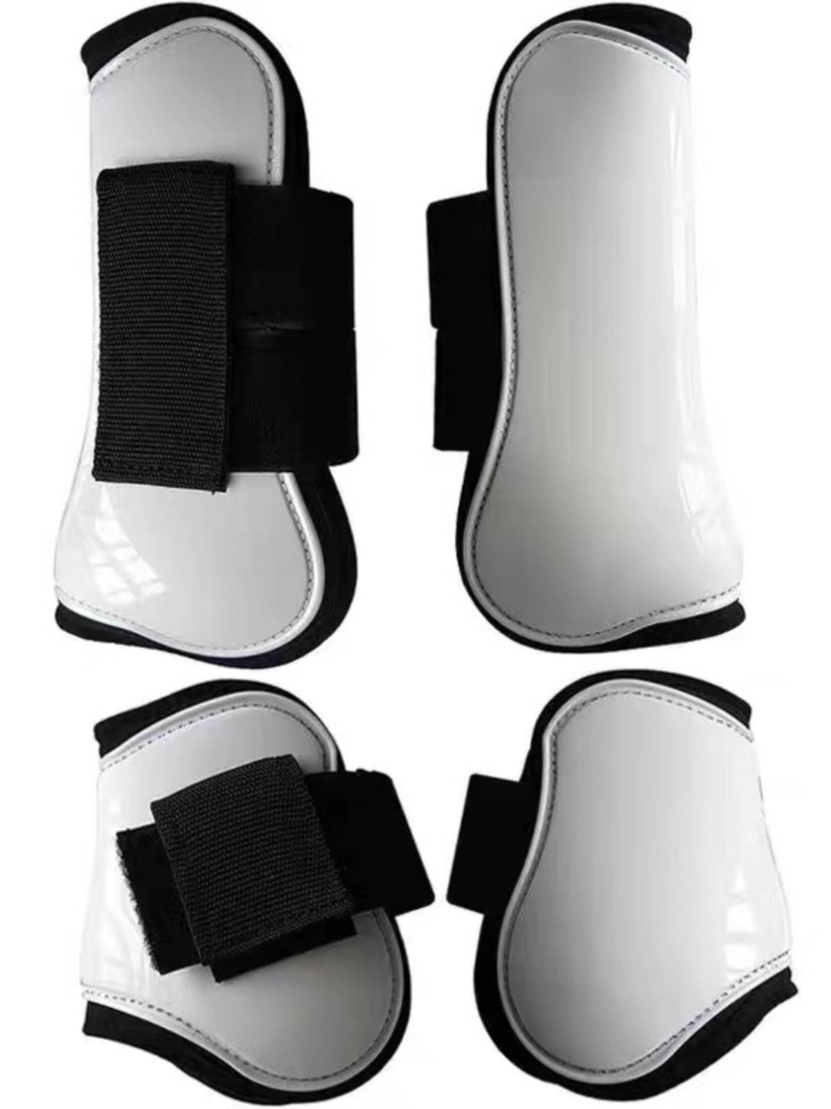 Hand-to-leg protection before and after leg protection