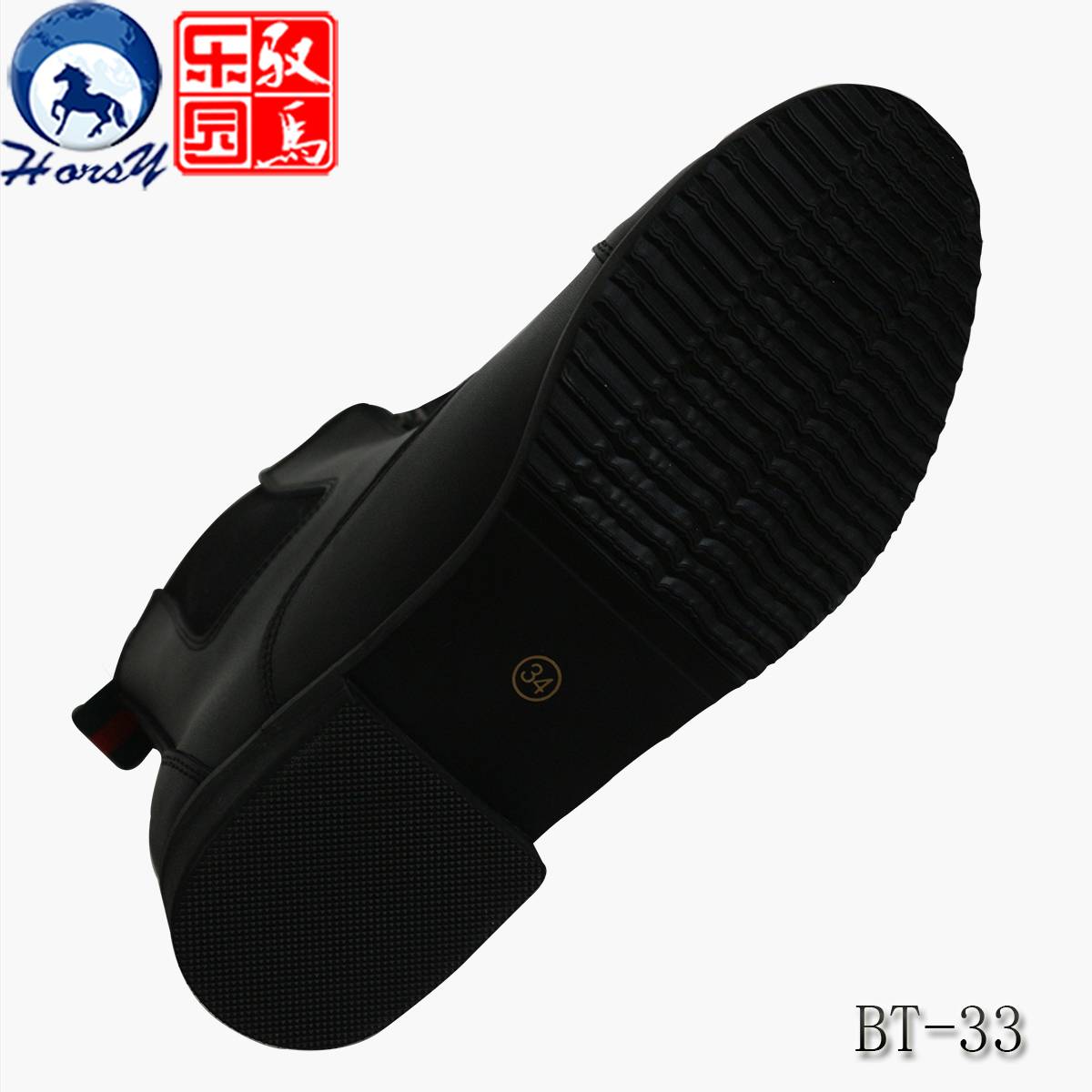 Horsy equestrian short horse boots men's and women's all -leather horses boots ride horse boots adult knight equipment equipment equestrian supplies