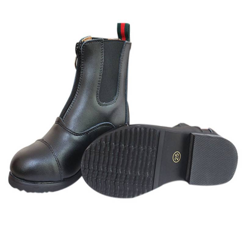 Horsy equestrian short horse boots men's and women's all -leather horses boots ride horse boots adult knight equipment equipment equestrian supplies