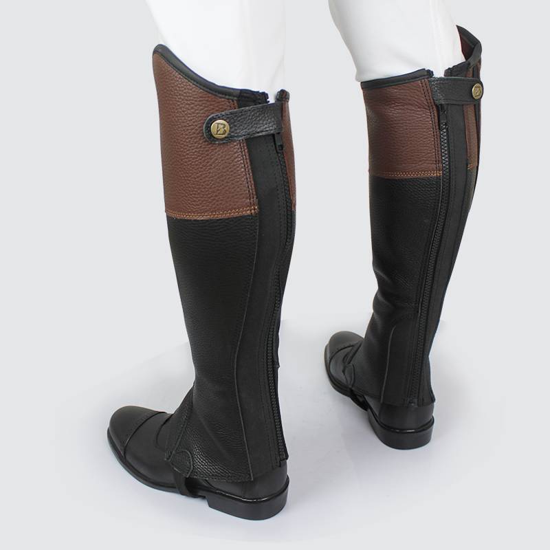 Horseback leg riders with Chabbs slid and grinding to protect the calves with children