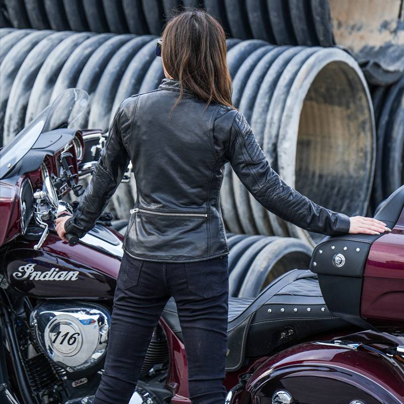 Uglybros ugly brother motorcycle riding service women's locomotive Harley American retro leather sheep leather leather four seasons