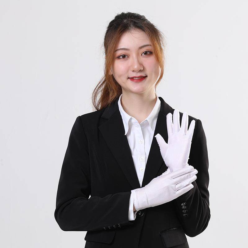 Horse gloves, boys and girls riding knights with air-retarded white gloves