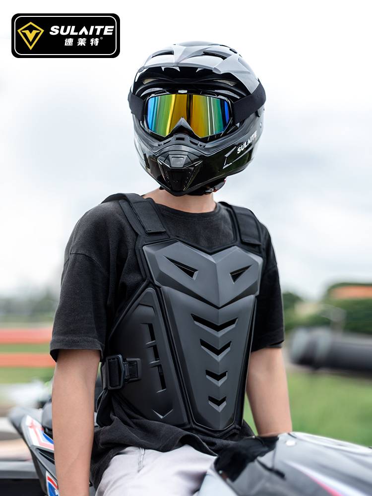 Motorcycle armor jacket summer breathable riding chest armor armor vest locomotive protection vest protective armor anti -drop armor