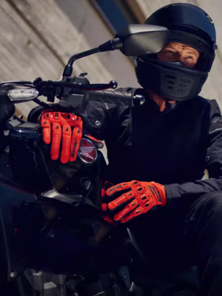 French Five Stunt EVO2 Motorcycle Cavaliers Circuit off -road anti -fall and air -breathable glove touch screen anti -screen
