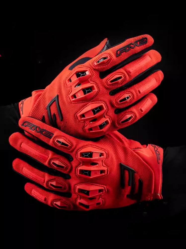 French Five Stunt EVO2 Motorcycle Cavaliers Circuit off -road anti -fall and air -breathable glove touch screen anti -screen