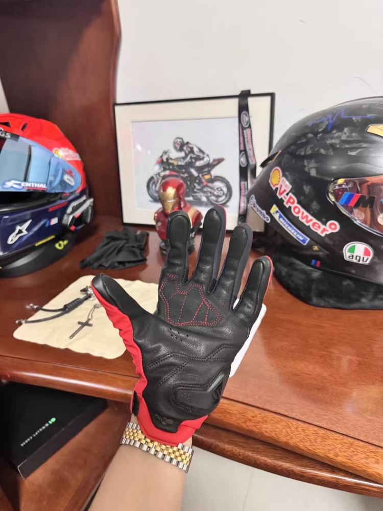 French Five Stunt EVO2 Motorcycle Cavaliers Circuit off -road anti -fall and air -breathable glove touch screen anti -screen
