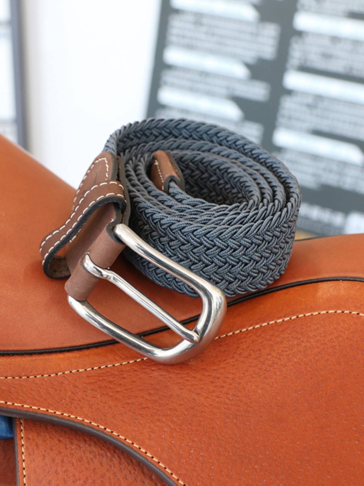 EPONA elastic woven belt knight equipment equestrian sports belt men's universal horse riding decorative belt