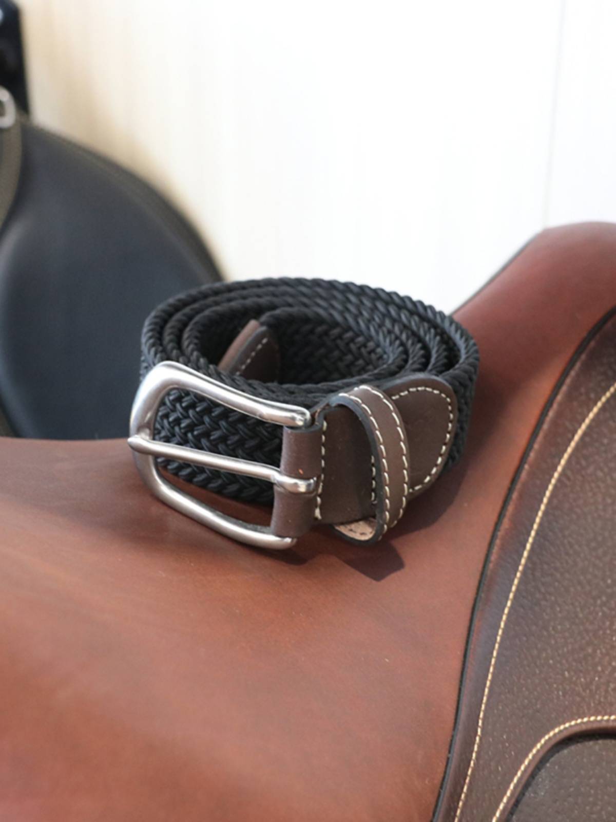 EPONA elastic woven belt knight equipment equestrian sports belt men's universal horse riding decorative belt