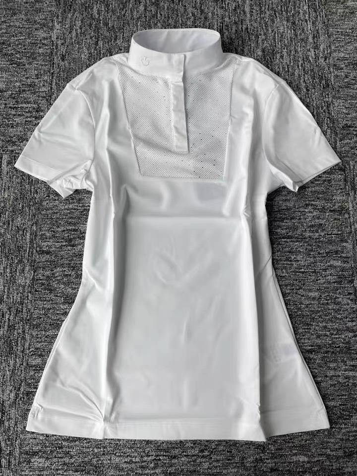 Italian CT women's short -sleeved equestrian clothing short -sleeved top top -top equivalent obstacle competition T -shirt ladies knight equipment