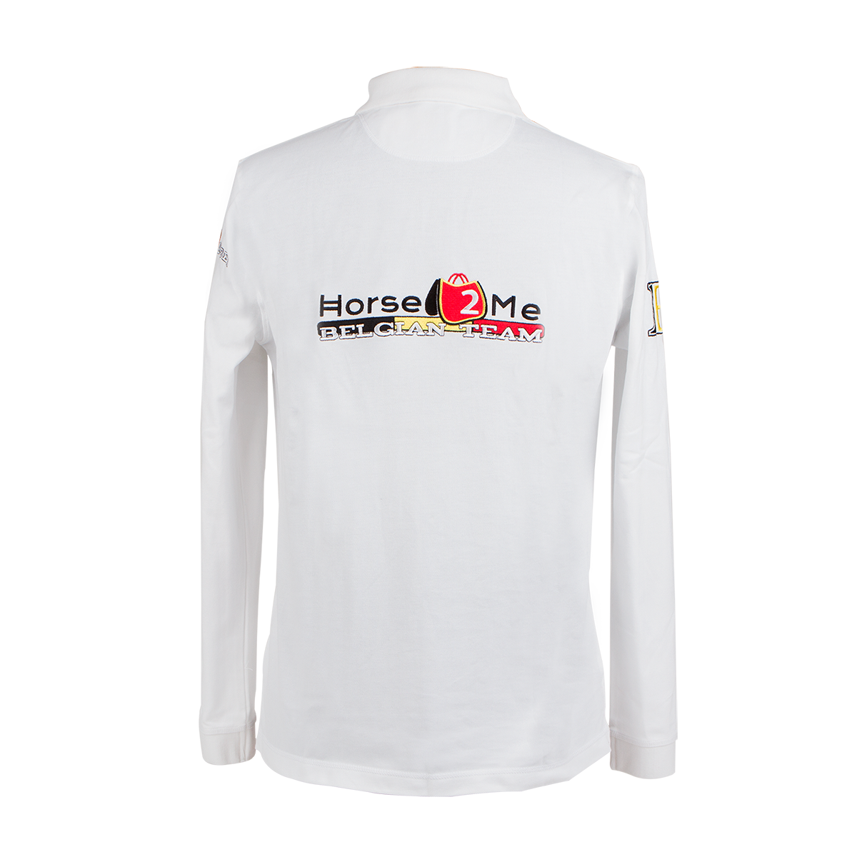 Belgian national queue series spring and autumn men's and women's long -sleeved POLO shirt equestrian jacket Knights are comfortable and breathable