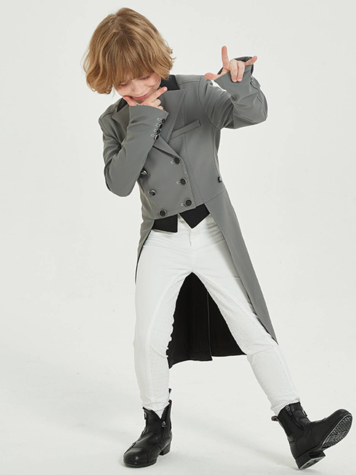 New product EPONA Children's Equestrian Competition Tyranno Terrier Riding Clothing Suit Costume Dance Stepcun Cavaliers Knight suit