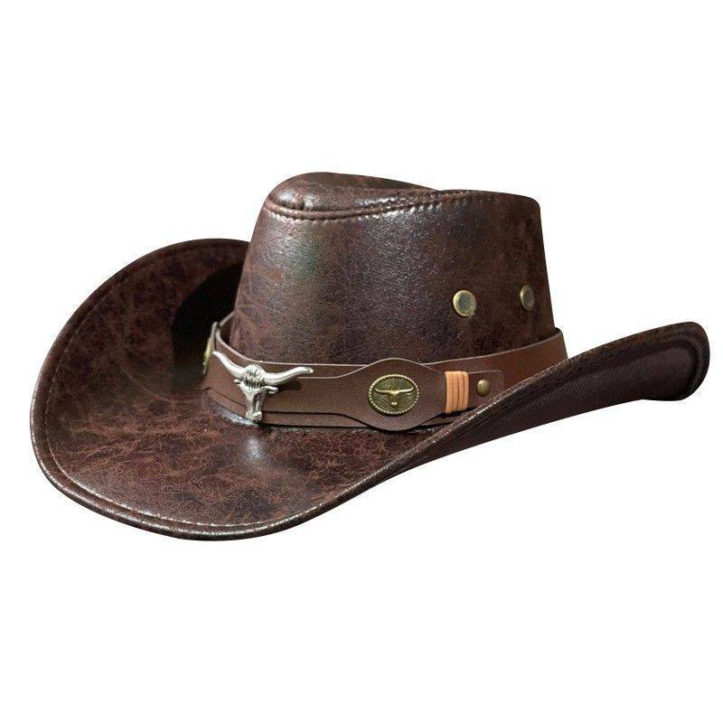 Bull head rivet jazz hat, men and women, spring, summer, autumn, go out to go out to shade hat