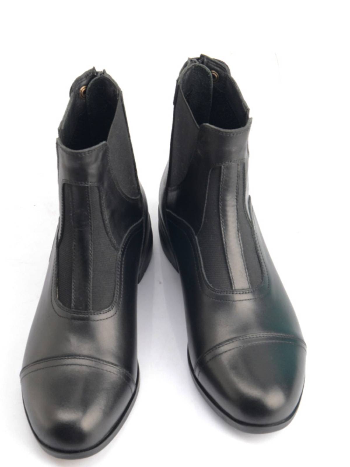 Short boots cowhide spring autumn equestrian competition training model horse riding equipment men's and women's professional knight equipment boots