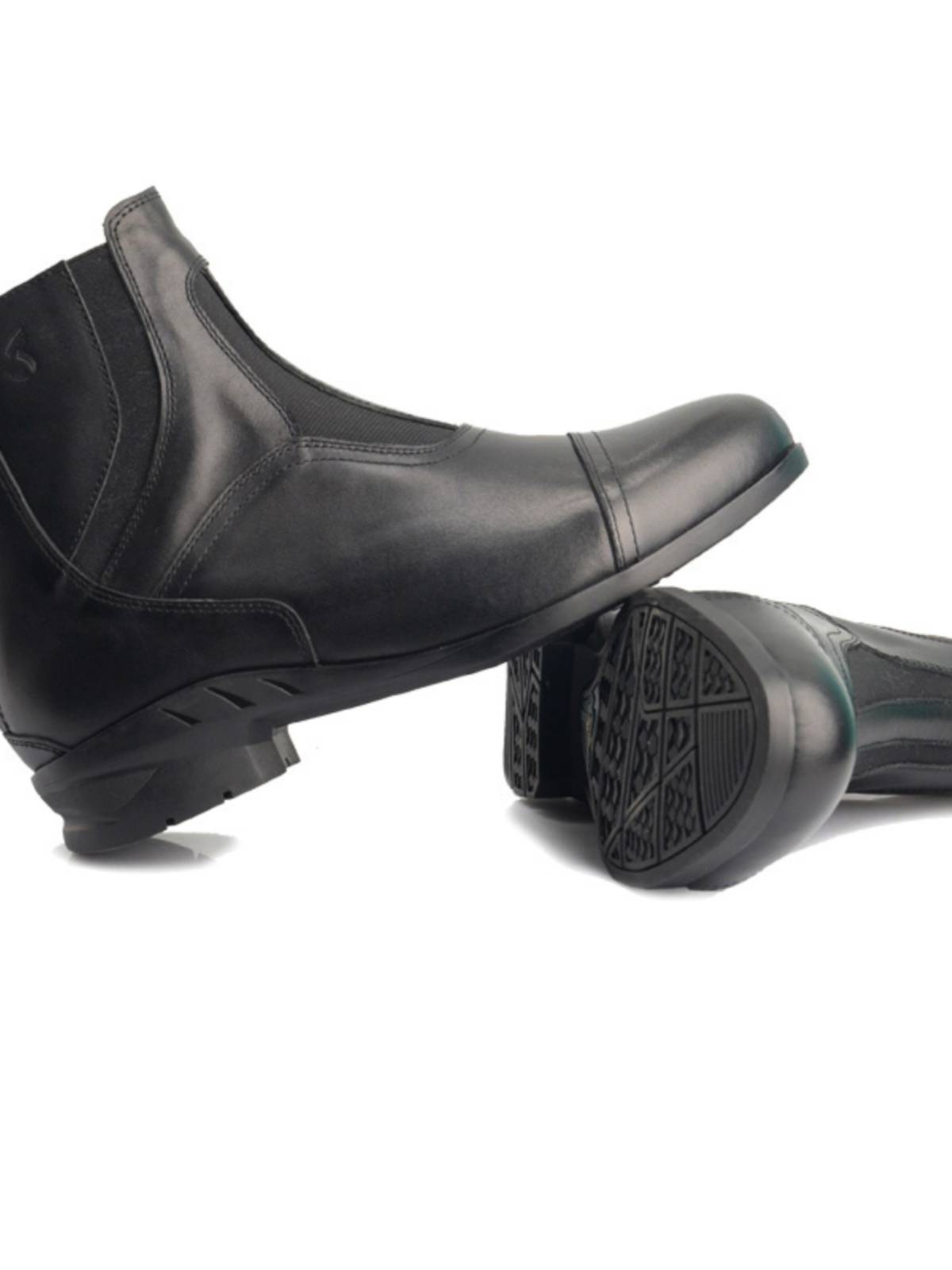Short boots cowhide spring autumn equestrian competition training model horse riding equipment men's and women's professional knight equipment boots