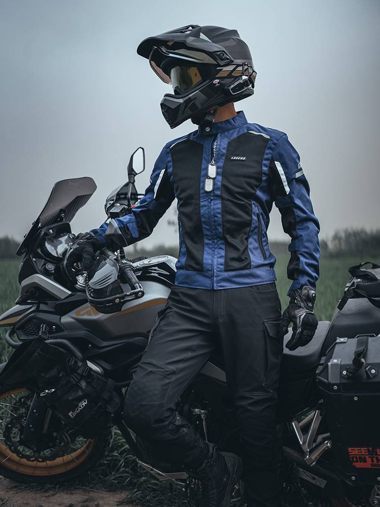 Lyschy thunder wings motorcycle riding service summer net eyes, men and women breathable motorcycle jacket commute racing uniforms large size