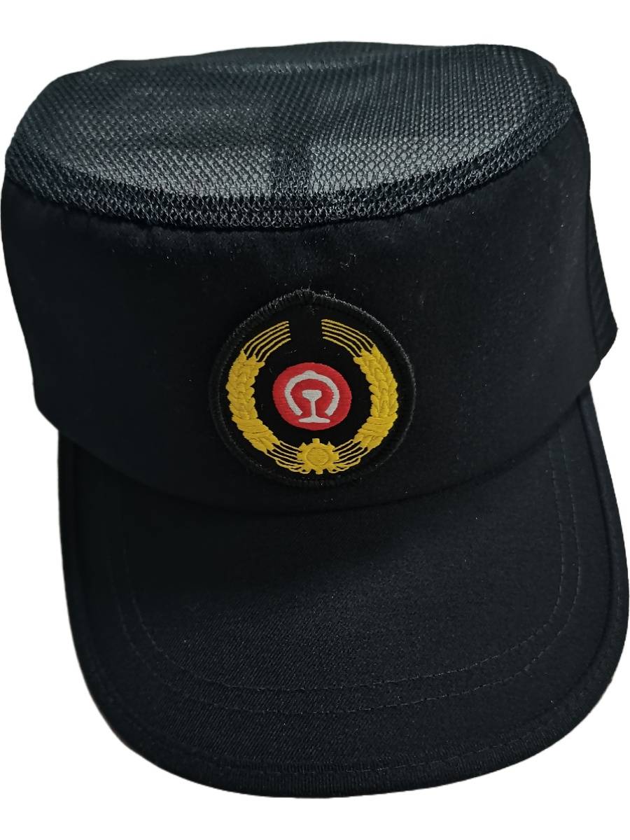 New uniform maintenance operation hat railway locomotive driver working hat Machinery division net yarn hat spring and autumn hat