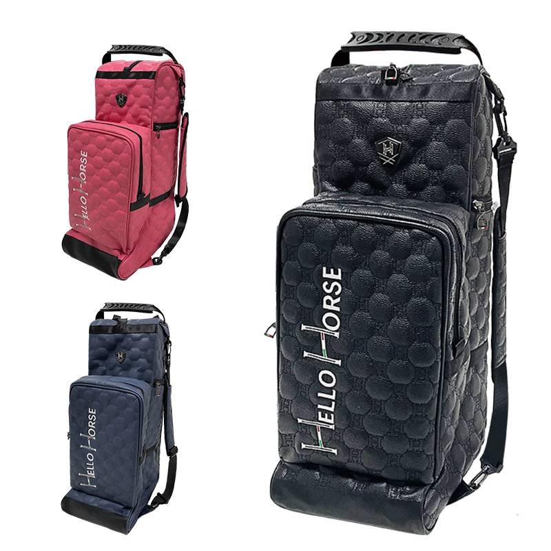 Hello Horse Sports Equipment Large -capacity Boot Helper Backpack Cavaliers Bag Knight Equel Equipment