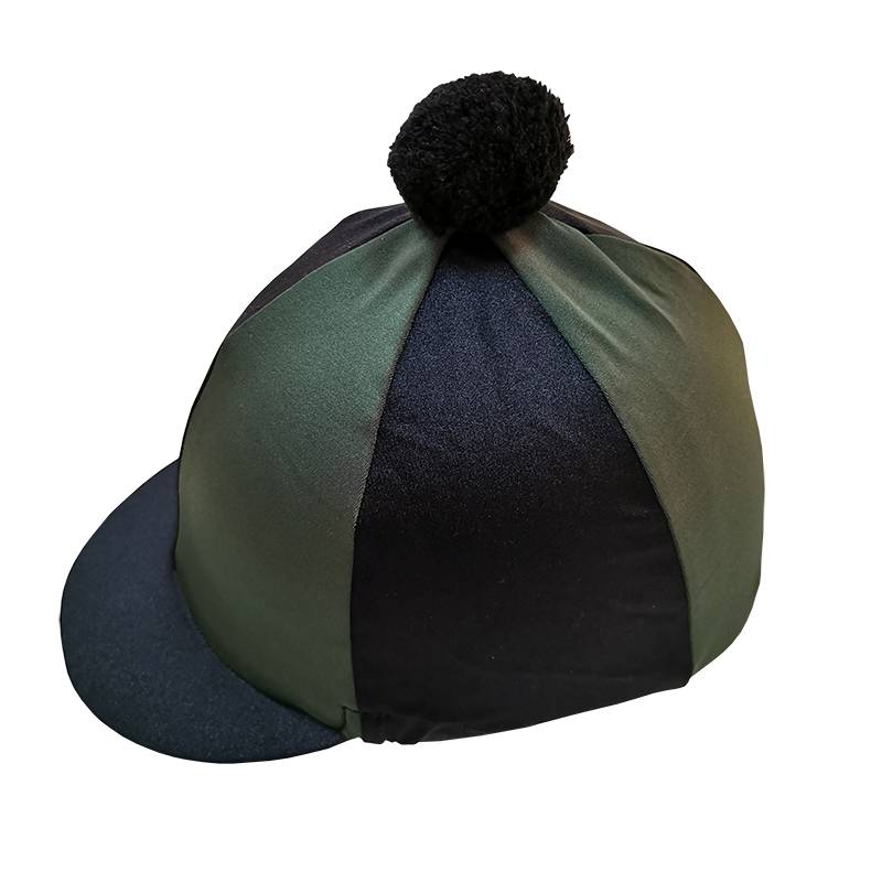 Green and black (top of the ball)