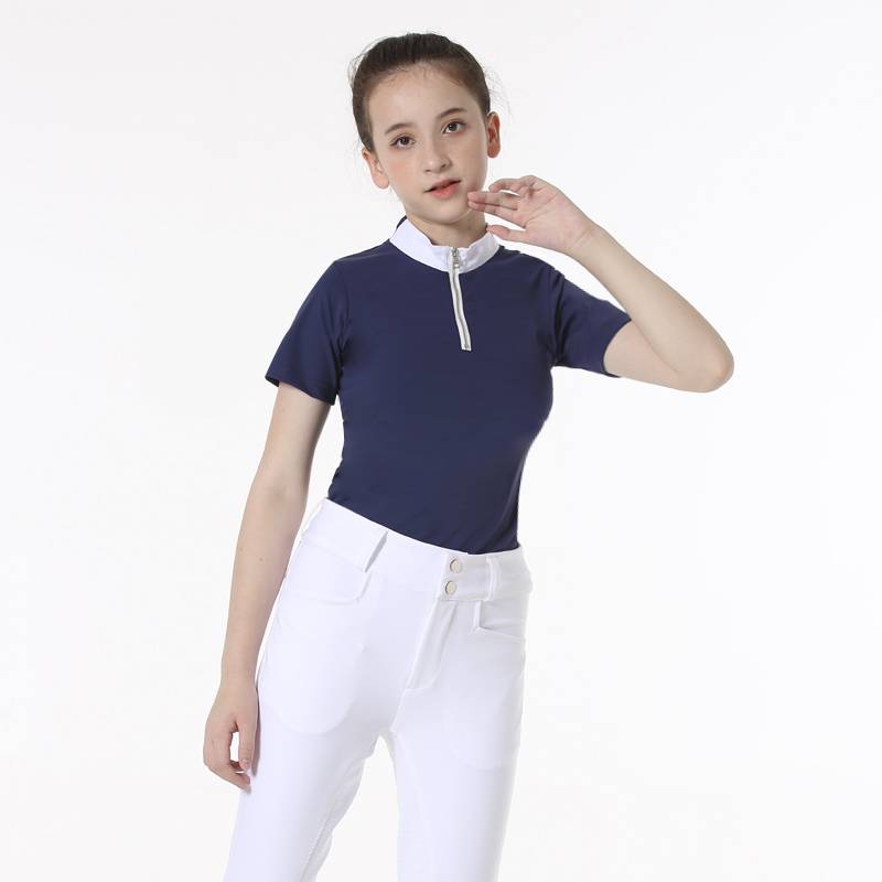THE SUPER HARD DRIED HORSE SHORT-SLEEVE T-SHIRTS FOR WHITE KNIGHTS TO TRAIN MEN AND WOMEN TO RIDE WITH THEIR SHIRTS