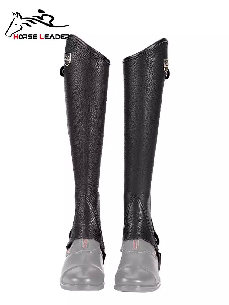 HorseLeader Equestrian Legs Equestrian Equestrian Equestnically Pacific Adult Men and Women's Leather Knight Protect