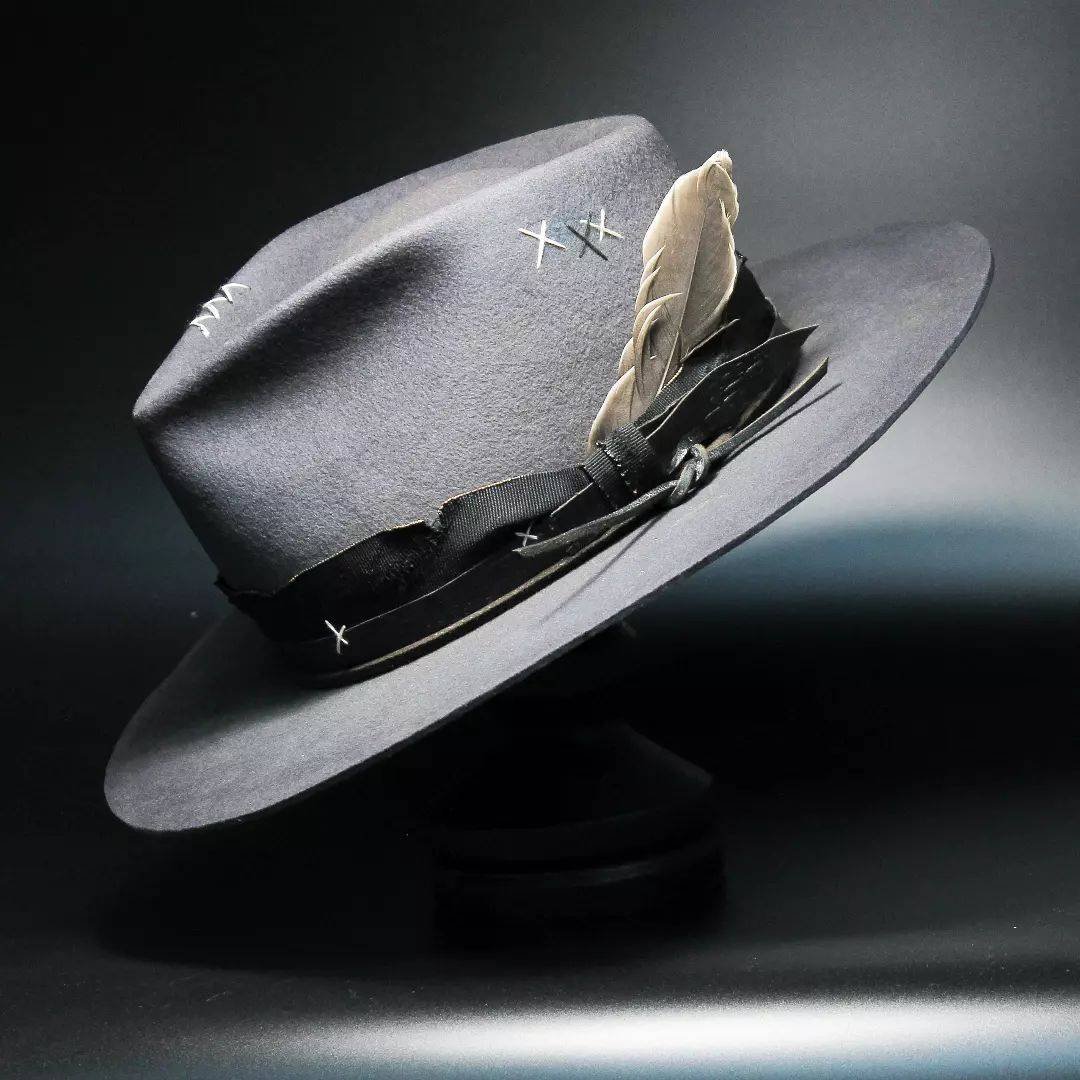 Fire burning hat burst wind and American retro jazz hat hats fashion burning wool woolen hat men and women universal personality