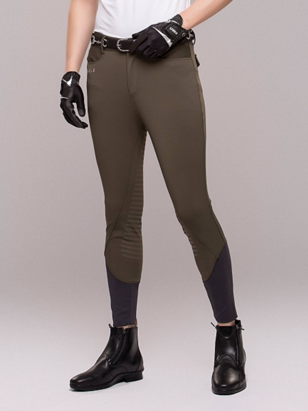 Professional equestrian horse pants men and women in spring, summer, autumn and winter, four seasons of non -slip all -off silicon gel, high -waisted white riding pants