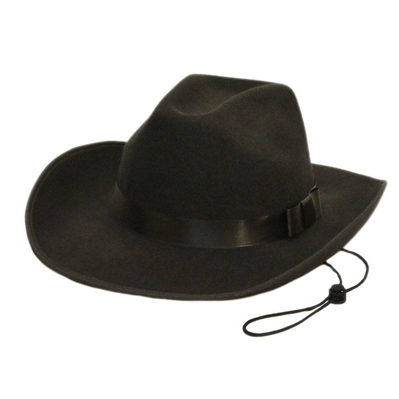 Big eaves retro classic Yellowstone Mongolian Da Men's common polyester polyester western denim hat, leisure versatile warm sunshade