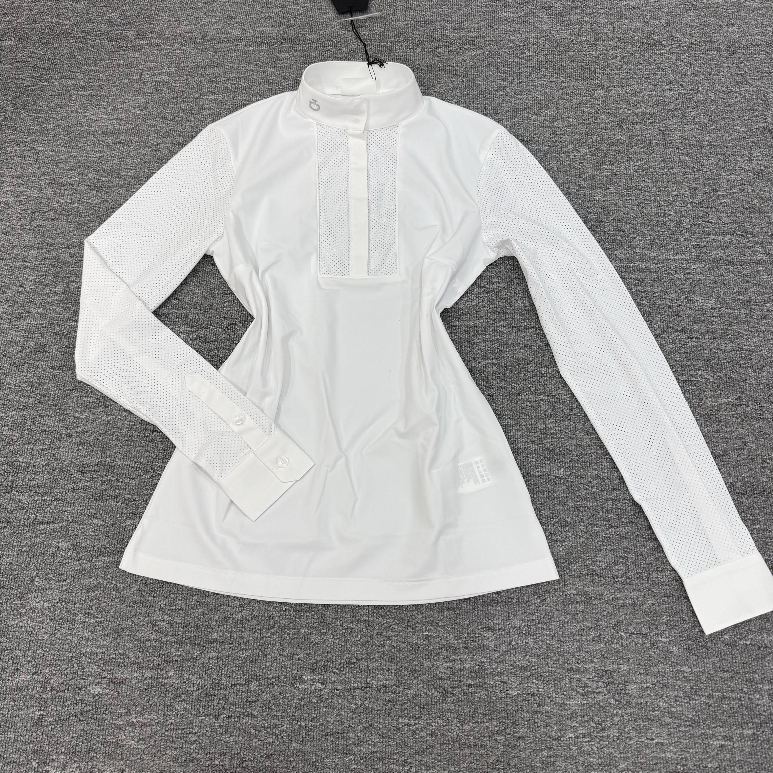CT Summer Women's Equestrian long -sleeved T -shirt Speed Equestrian Equestrian Relief Stand -necked Shirt Riding Equipment