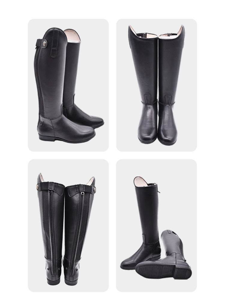 Century Jiudu Equestrus Boots Leather Boots Knights Equipped with non -slip and wear -resistant shoes men and women boots riding horse -ups equestrian