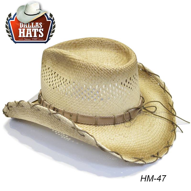 American imported Dallas Western -style denim hats South America Western style hat straw riding hat