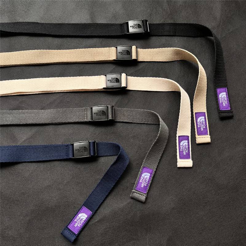 Purple label plug -in outdoor versatile waist band canvas nylon men's universal workplace trousers denim belt poreless Japanese style