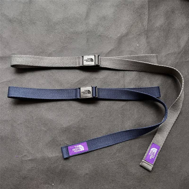 Purple label plug -in outdoor versatile waist band canvas nylon men's universal workplace trousers denim belt poreless Japanese style