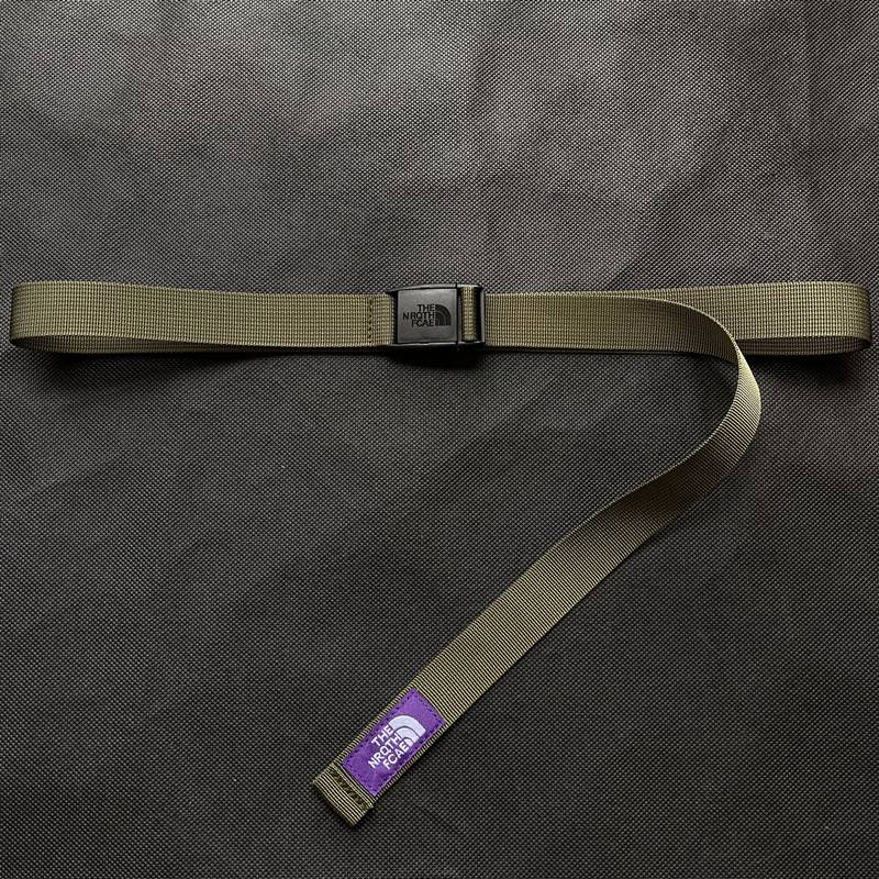 Purple label plug -in outdoor versatile waist band canvas nylon men's universal workplace trousers denim belt poreless Japanese style
