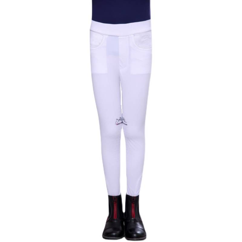 Children's ultrastrolea pants professional equestrian equipment clothing in summer silicone, abrasion -resistant anti -slip high bombs high horses pants