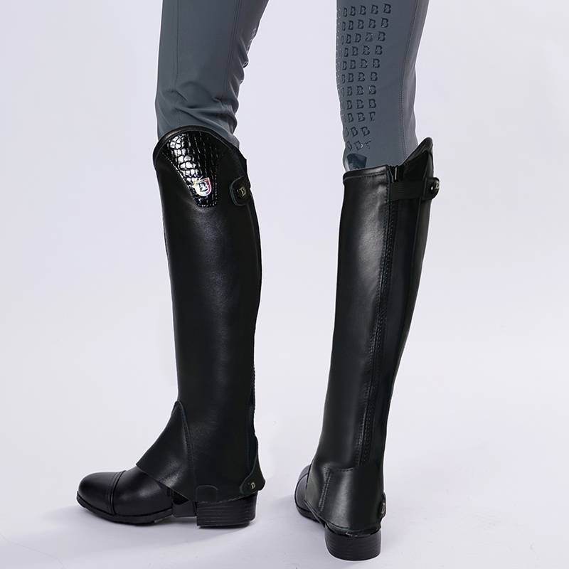 Wear -resistant and breathable knights equipped with men and girls soft leather leather horses, leggings, knights, leggings, riding horses and legs