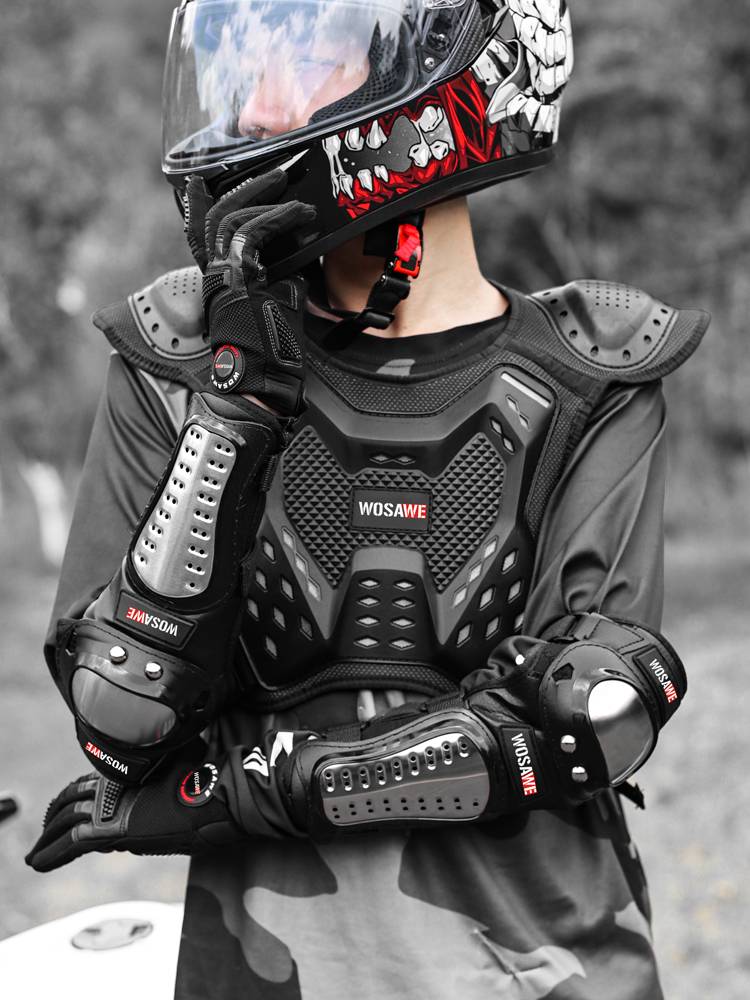WOSWE Motorcycle Cycling Armor Armor Anti -Folding off -the -way locomotive Rider protective vest protection equipment men and women