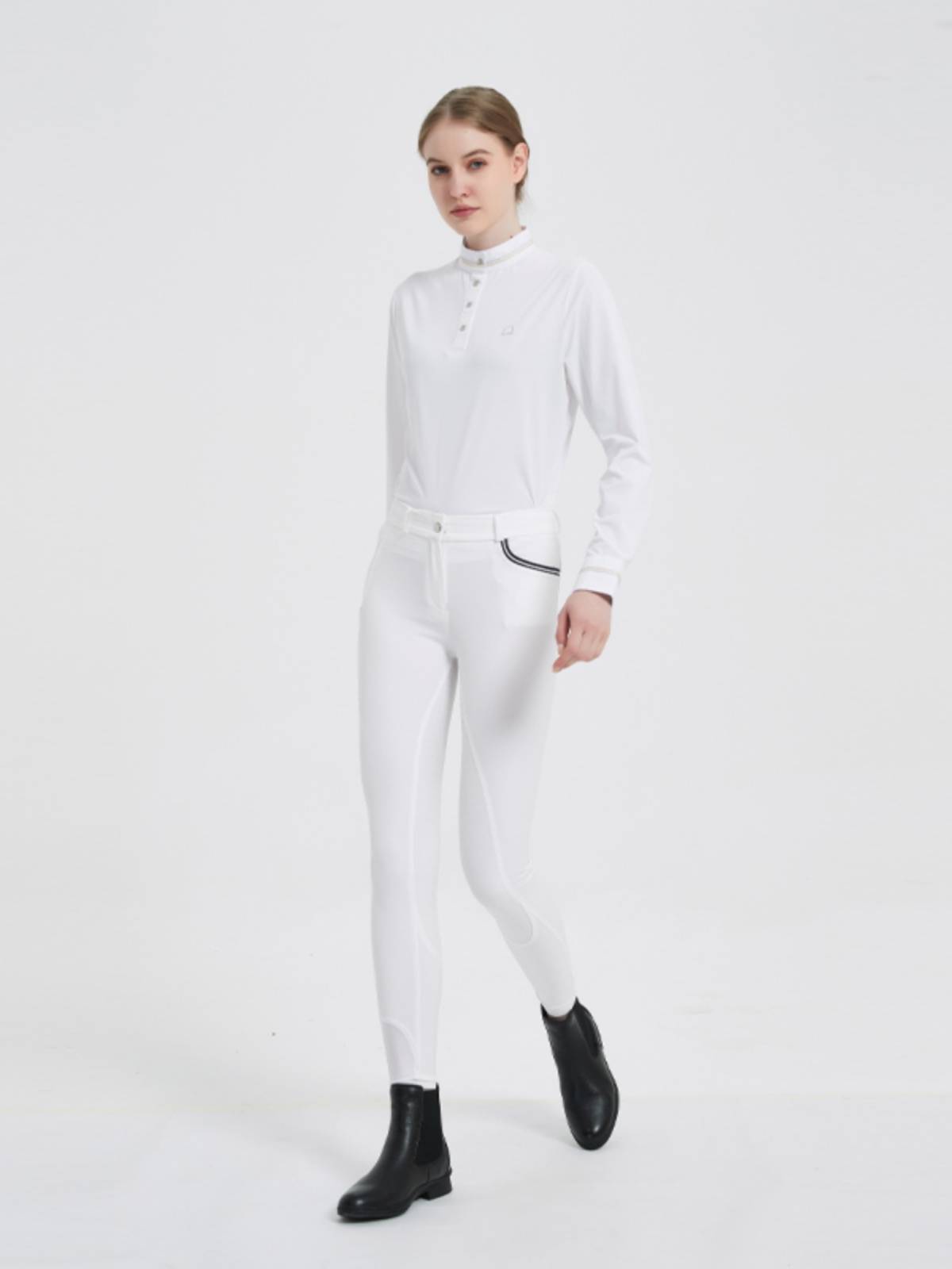 EPONA all -silicon glue horse pants women's equestrian sports high bombs, slim non -slip, wear -resistant horse pants female knight equipment