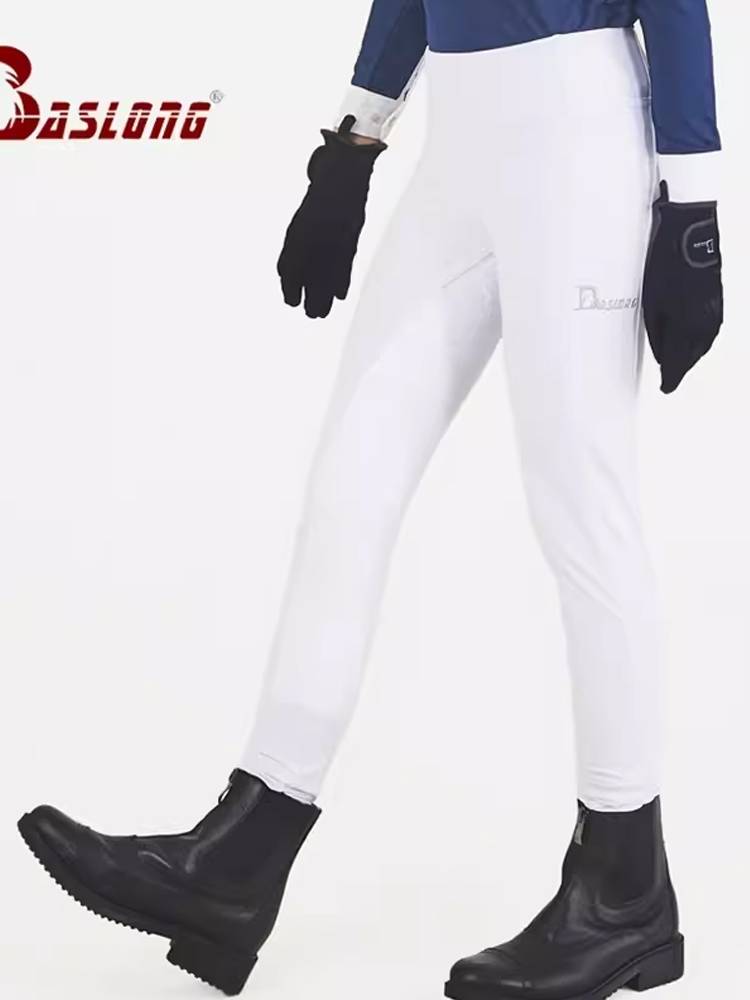 BASLONG Spring and Summer Adult Children's Silicon Equestrian Horse Pants Equestrian Clothing Knight Equipment Riding Pants