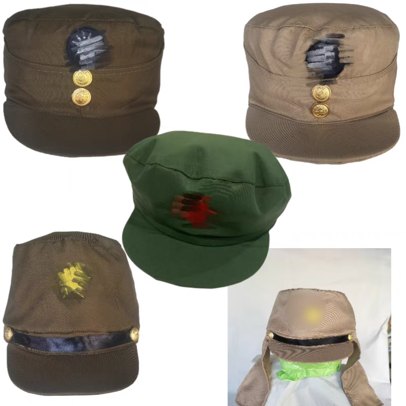 Republic of China adult children performing caps American national military officer hat soldiers cap film and television special hat movie cap stage hats