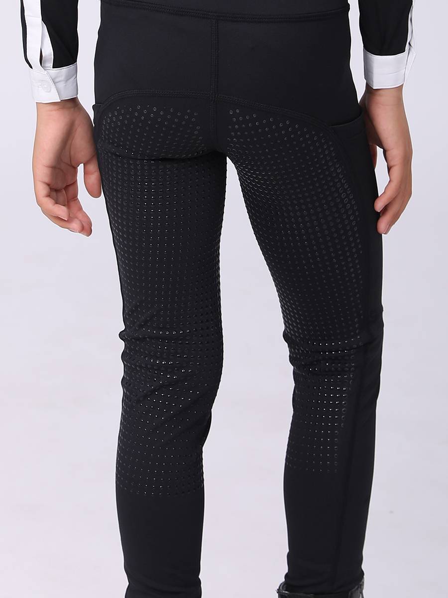 Four Seasons Children's Equestrian Silicon Silicon Silicon Glipper Men and Women's Riding Pants White Knight Equipment Training Equestrian Pants