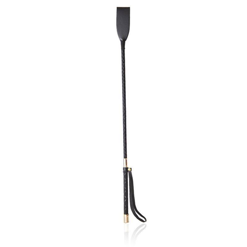 a black cos knight with a whip cos velvet