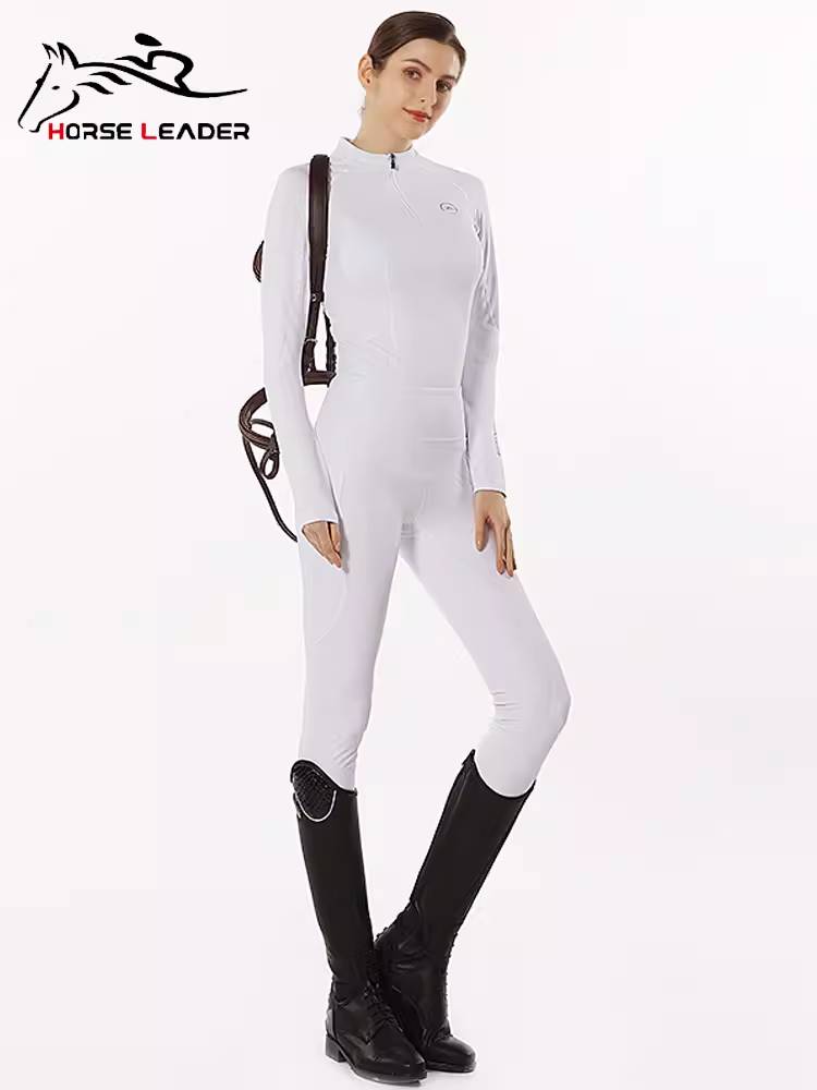 HorseLeader spring and summer women's equestrian horse pants equestrian equipment riding pants rider clothing set
