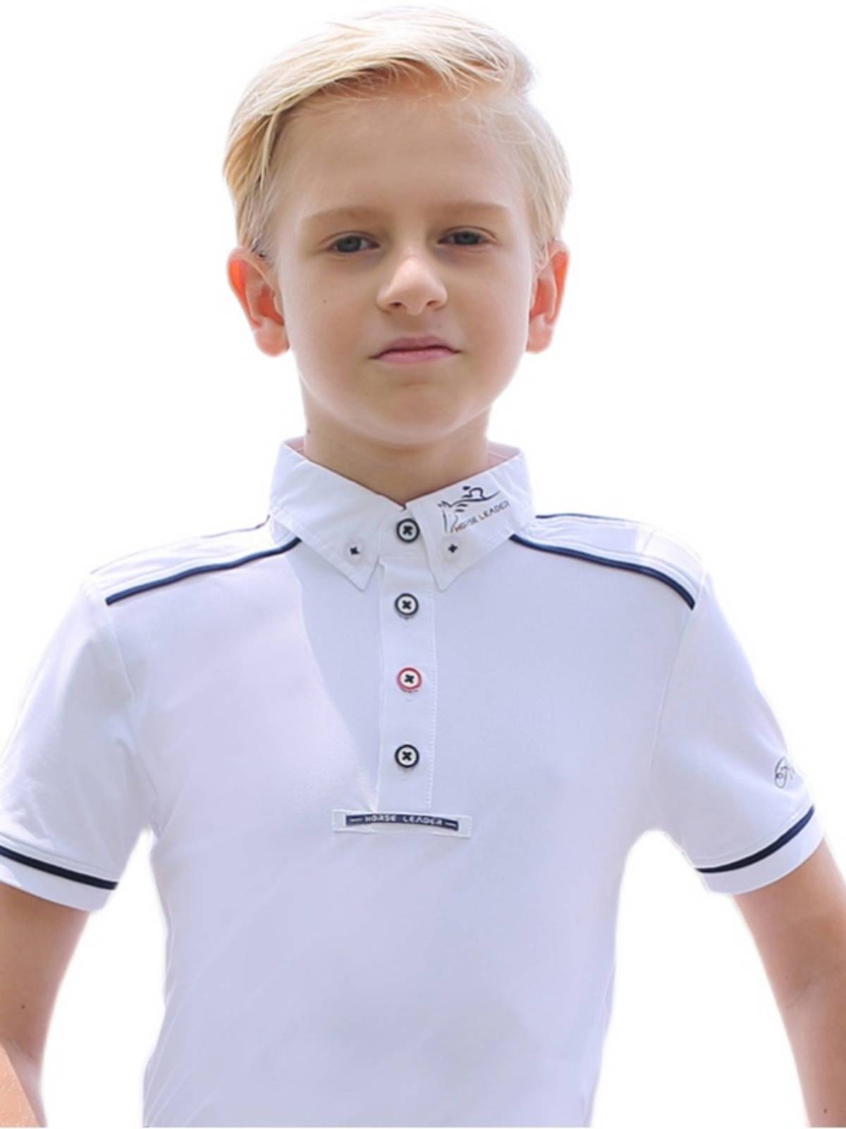 Children's equestrian short -sleeved T -shirt horse -riding equipment knight clothing competition Polo shirt summer riding fast dry shirt