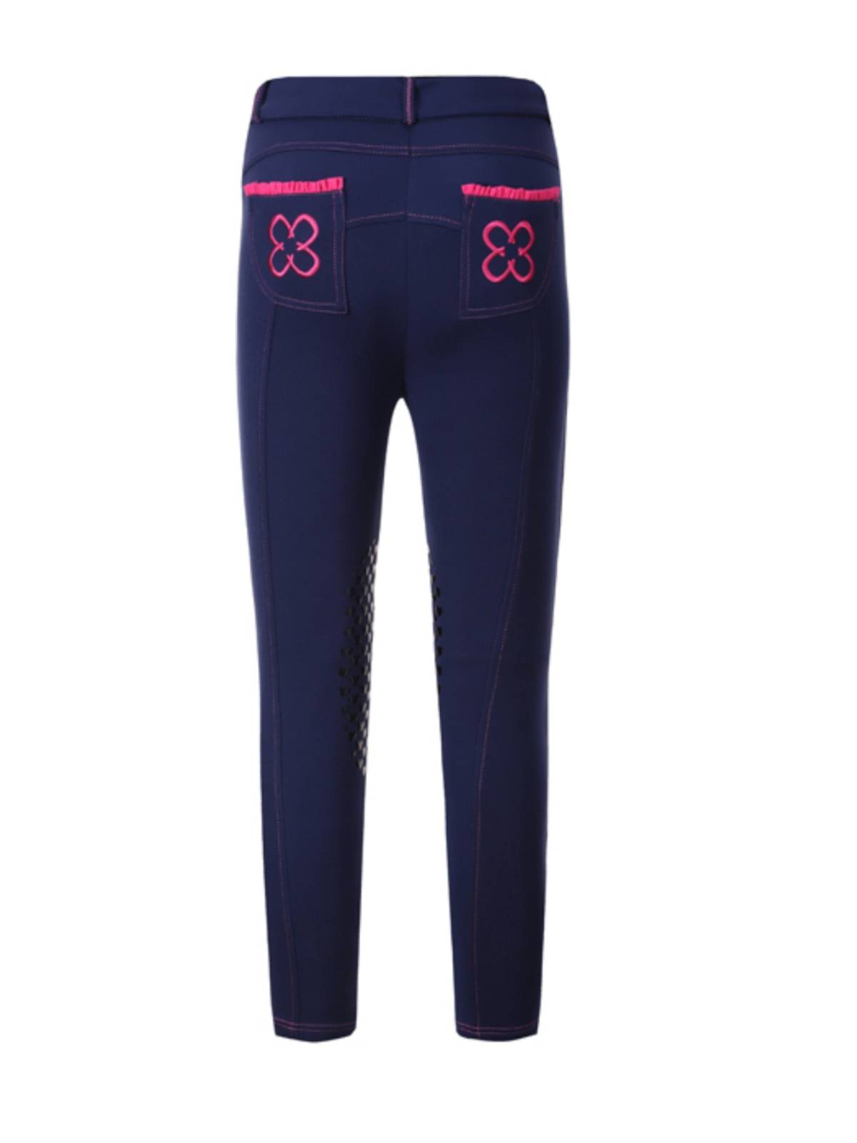 Dextley Equestrian Equipment Knights Horse Pants Heart Silicone Printing Children's Horse Pants to wear four seasons