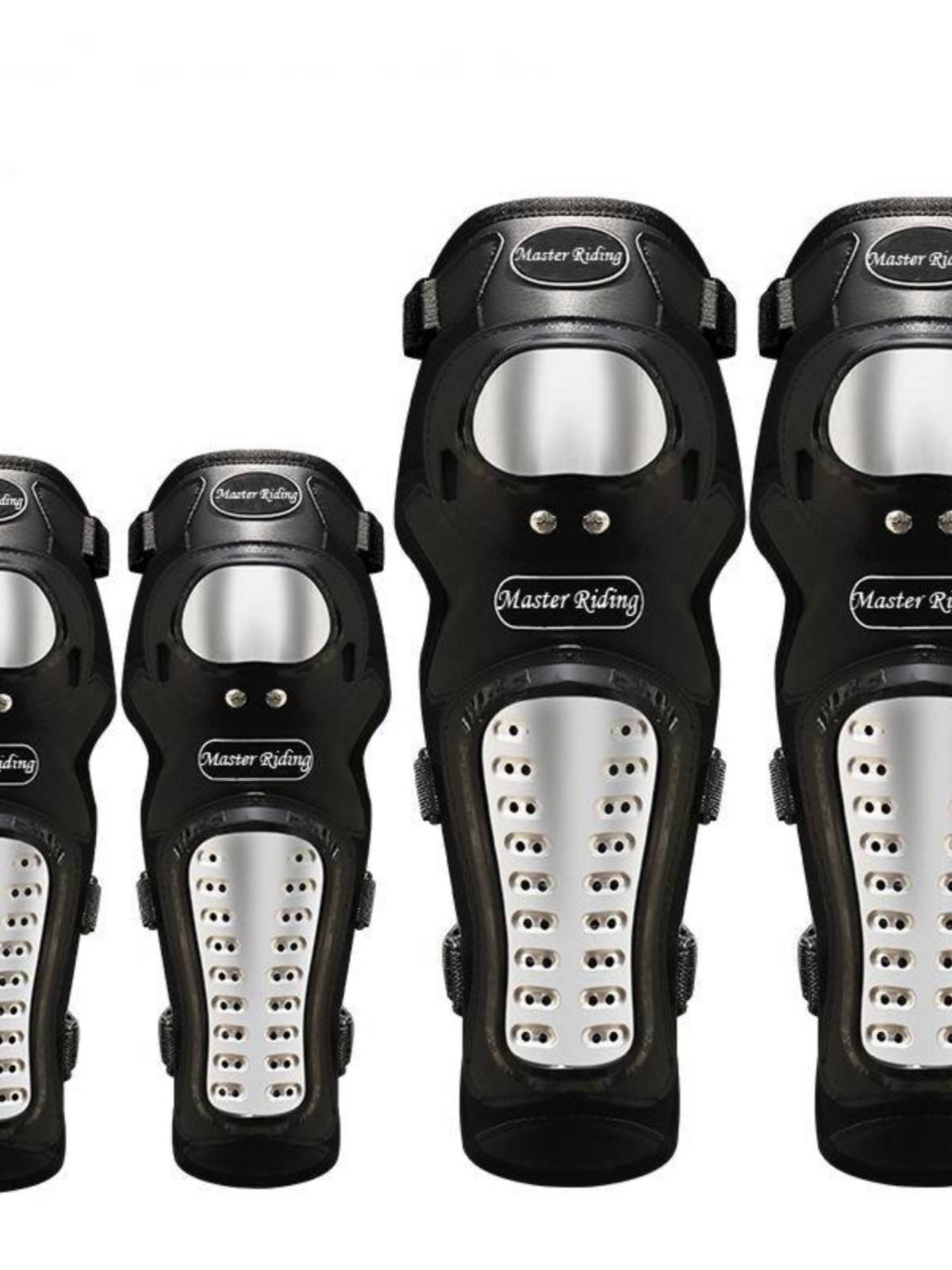 Motorcycle knee padding ride protective gear male summer elbow four -piece stainless steel knight anti -attack officer off -road