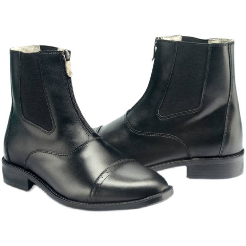 Outdoor equestrian boots adult children's style race boots, anti -slip, abrasion -resistant leather training breathable knight equipment equipment boots