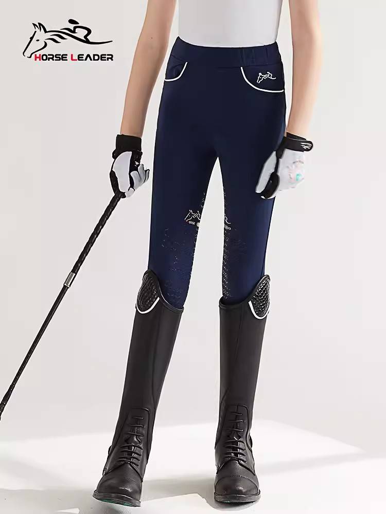 Summer ultra -thin fast -drying children's equestrian pants silicon gum pants silicon gel pants pants speed dry riding pants riding pants