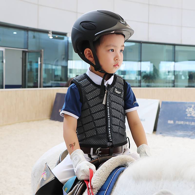Eight -foot dragon equestrian armored children's summer protective vest vest vest horseshroda nursing child knights equipped with clothing