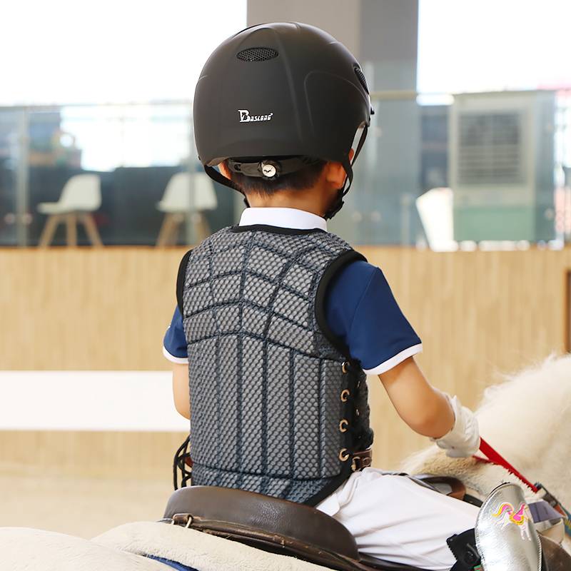 Eight -foot dragon equestrian armored children's summer protective vest vest vest horseshroda nursing child knights equipped with clothing