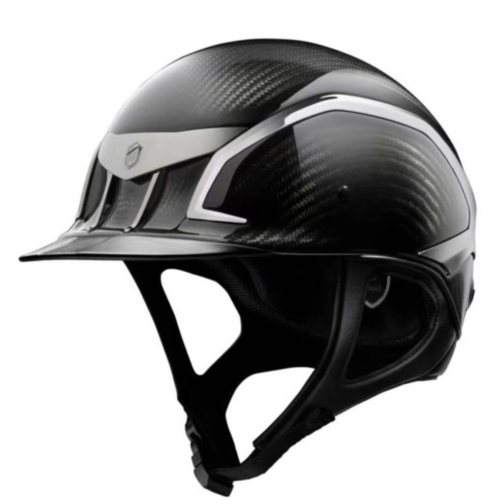 French SAMSHIELD Cavaliers Professional Equestrian Character Race Carbon Fiber Helmet Critical Outdoor Sports Products